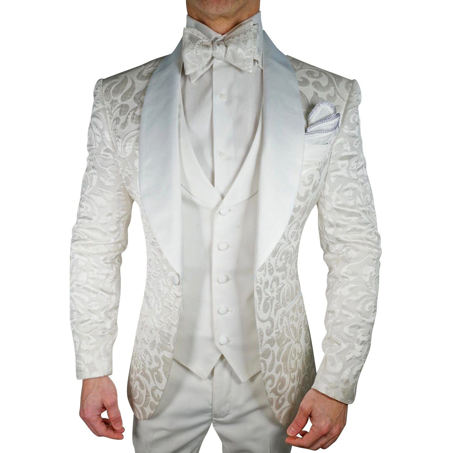 Vanilla Paisley Dinner Jacket