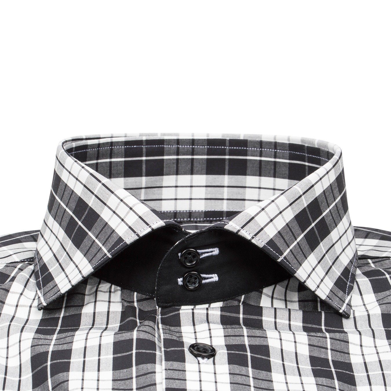 Charcoal Plaid Short Sleeve Shirt