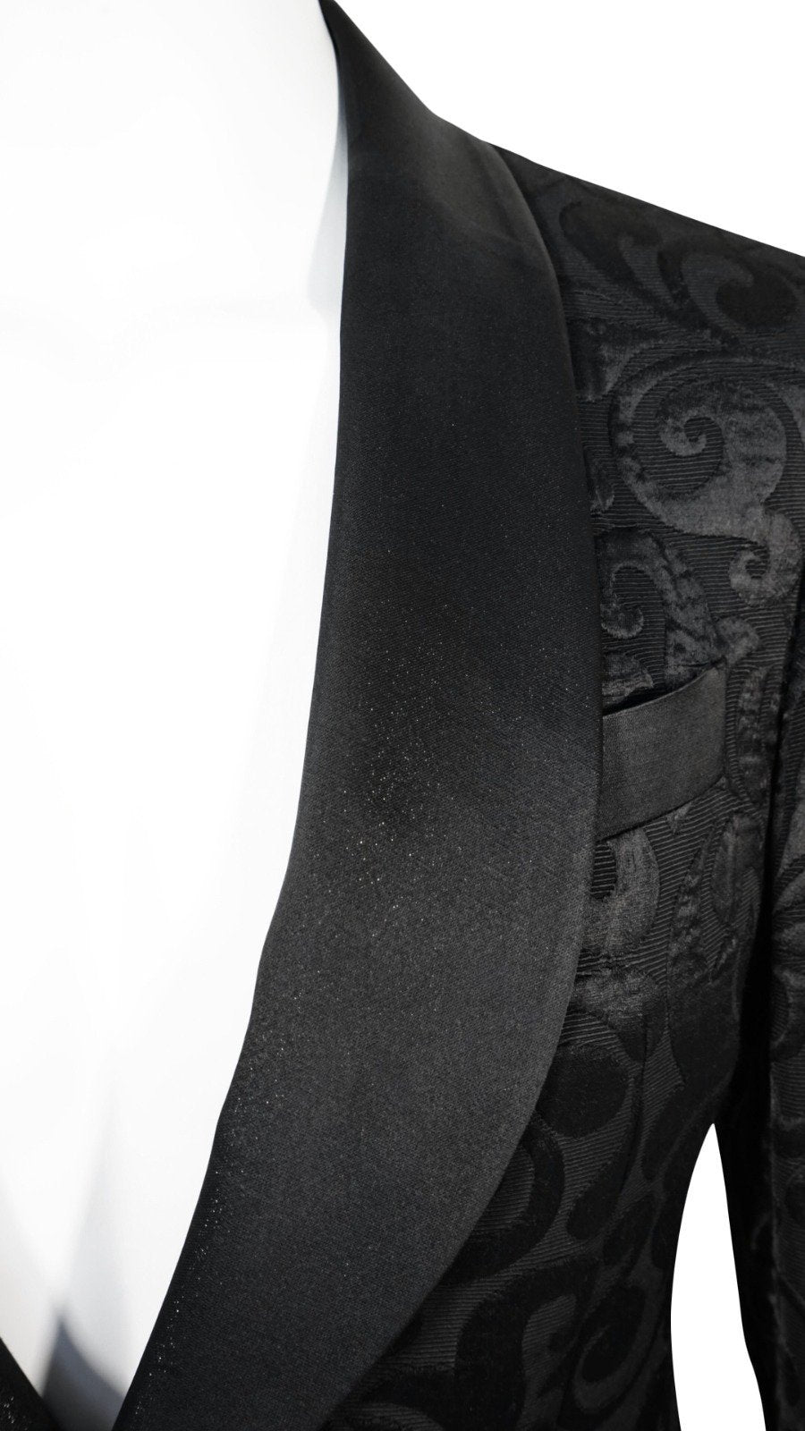 Black Paisley Dinner Jacket