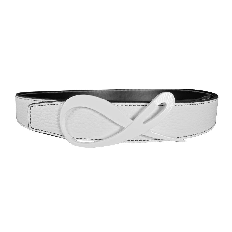 Classic Bianco Classica Nero Opal White Belt