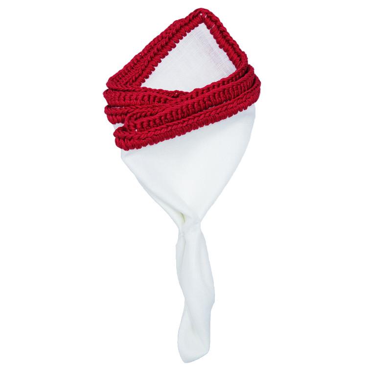 White Nieve with Red Signature Borders