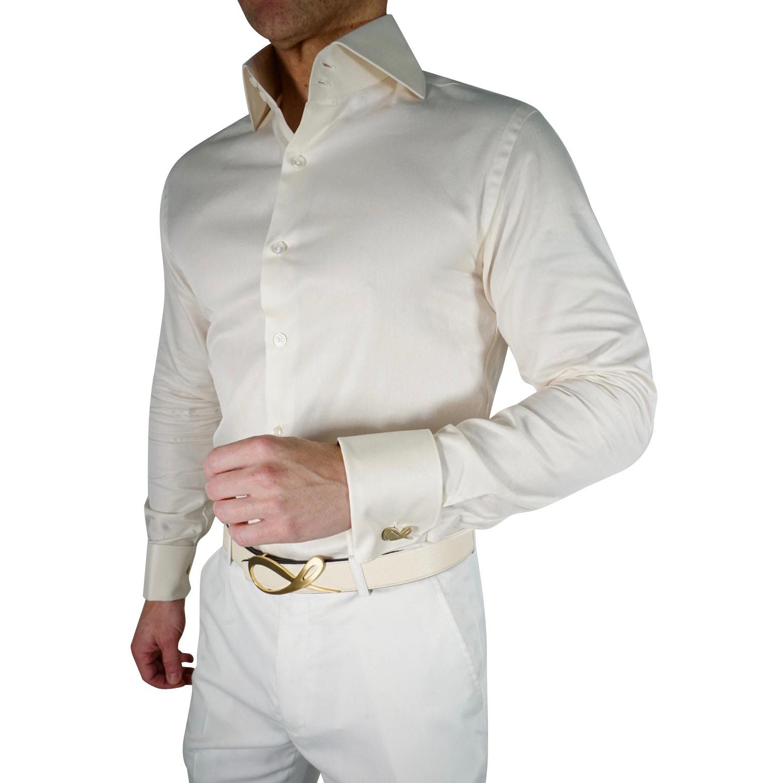 Classic Ivory Dress Shirt