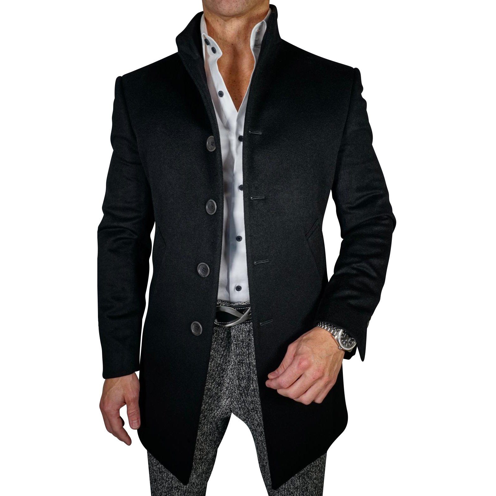 Black Mandani Coat @ The Vault