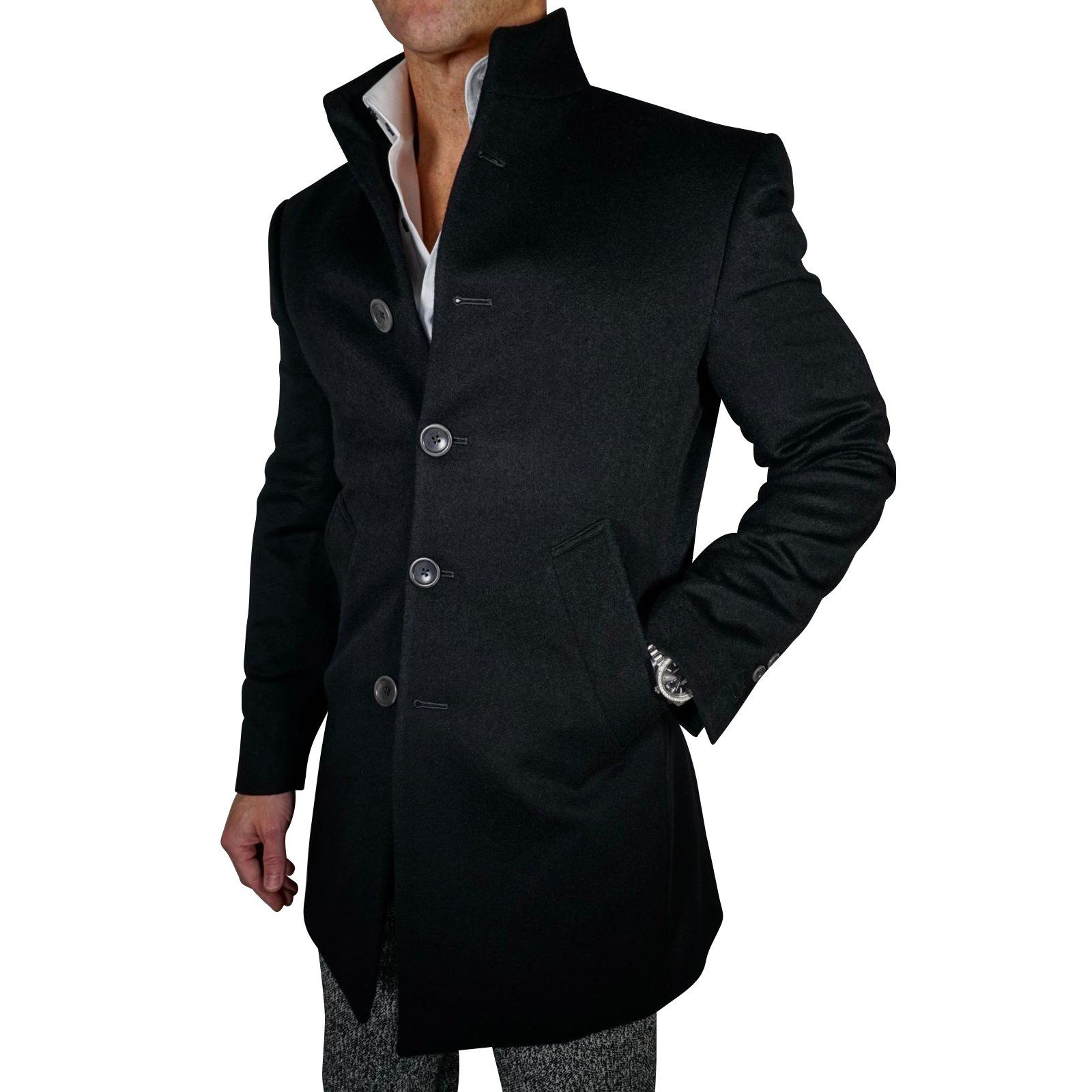 Black Mandani Coat @ The Vault