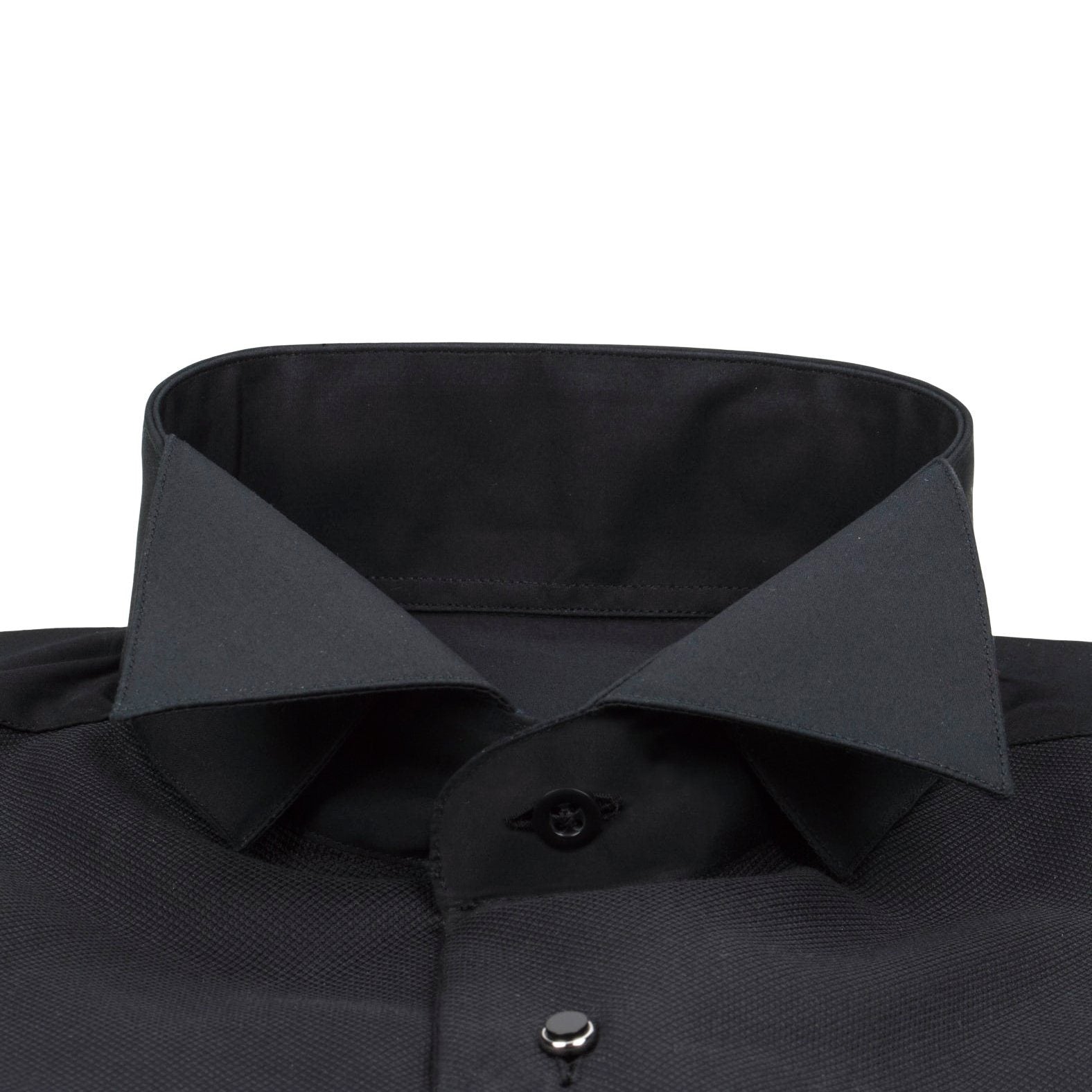 Black Evento Tuxedo Shirt