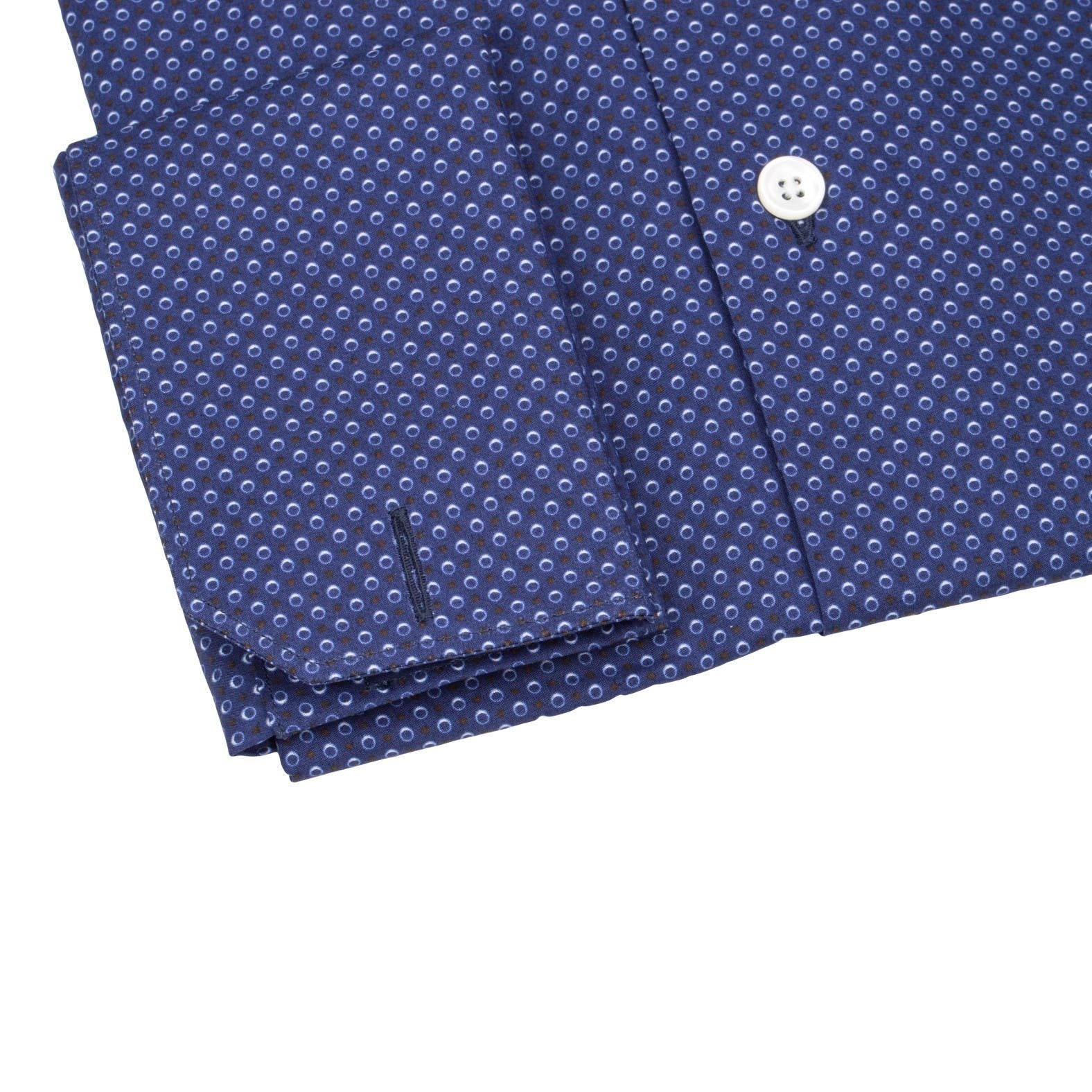 Navy Goccia Dress Shirt