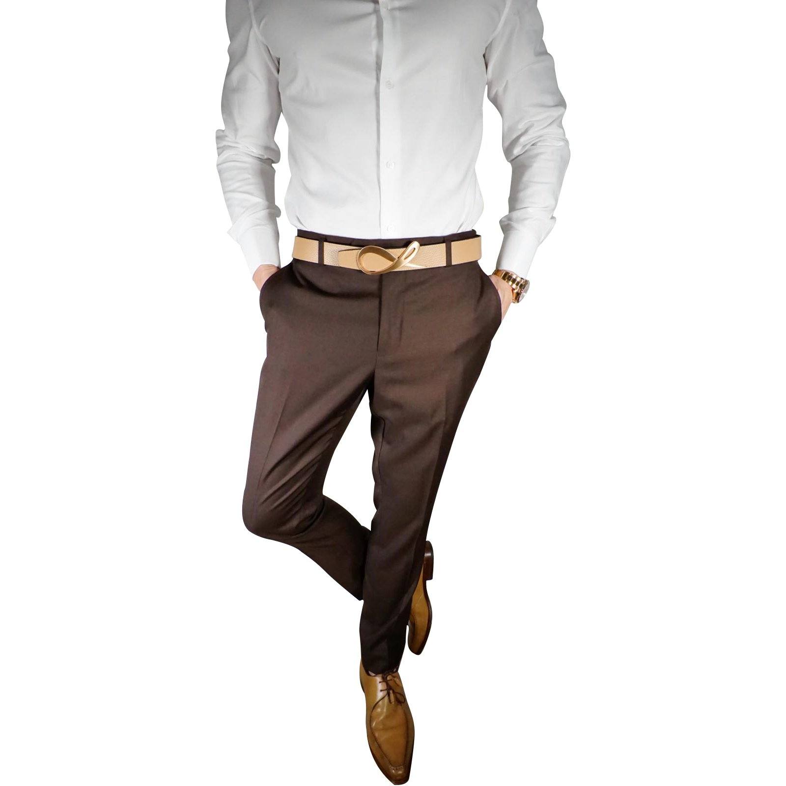 S by Sebastian Brown Trousers @ The Vault