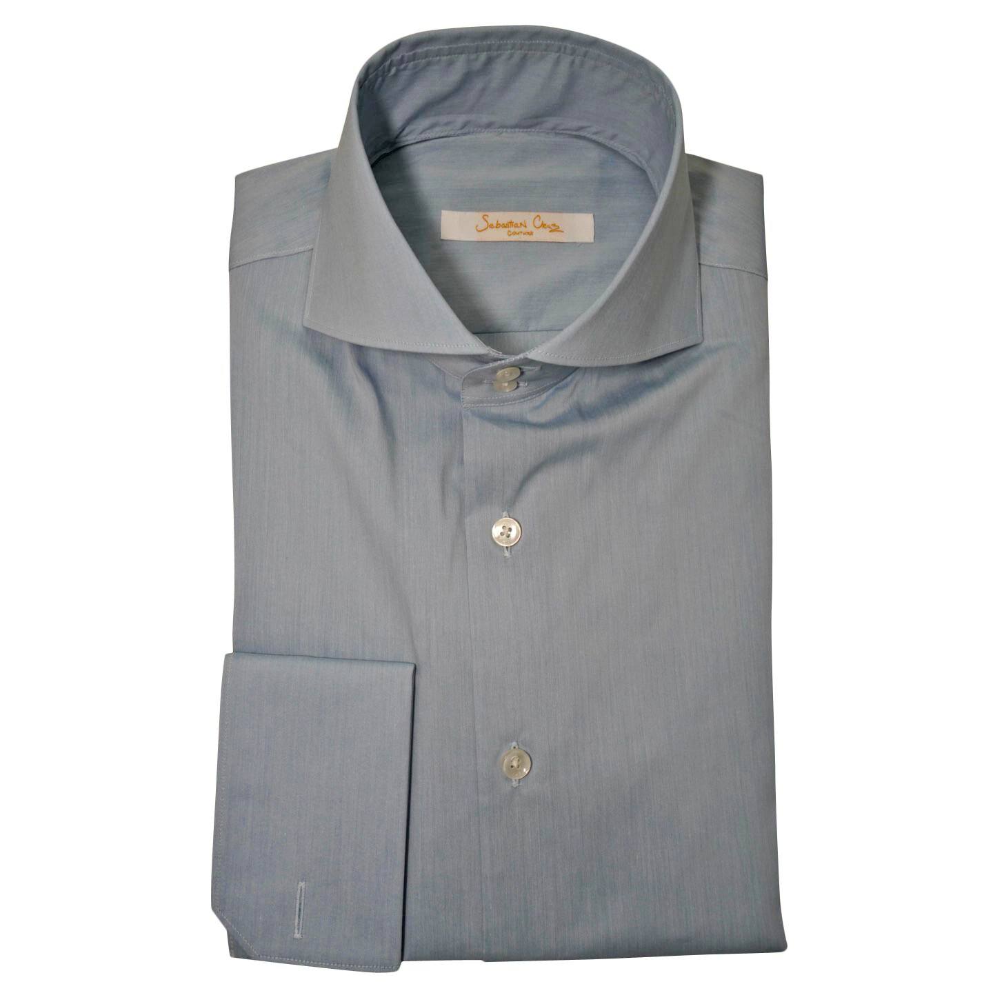 Brushed Stone Blu Dress Shirt