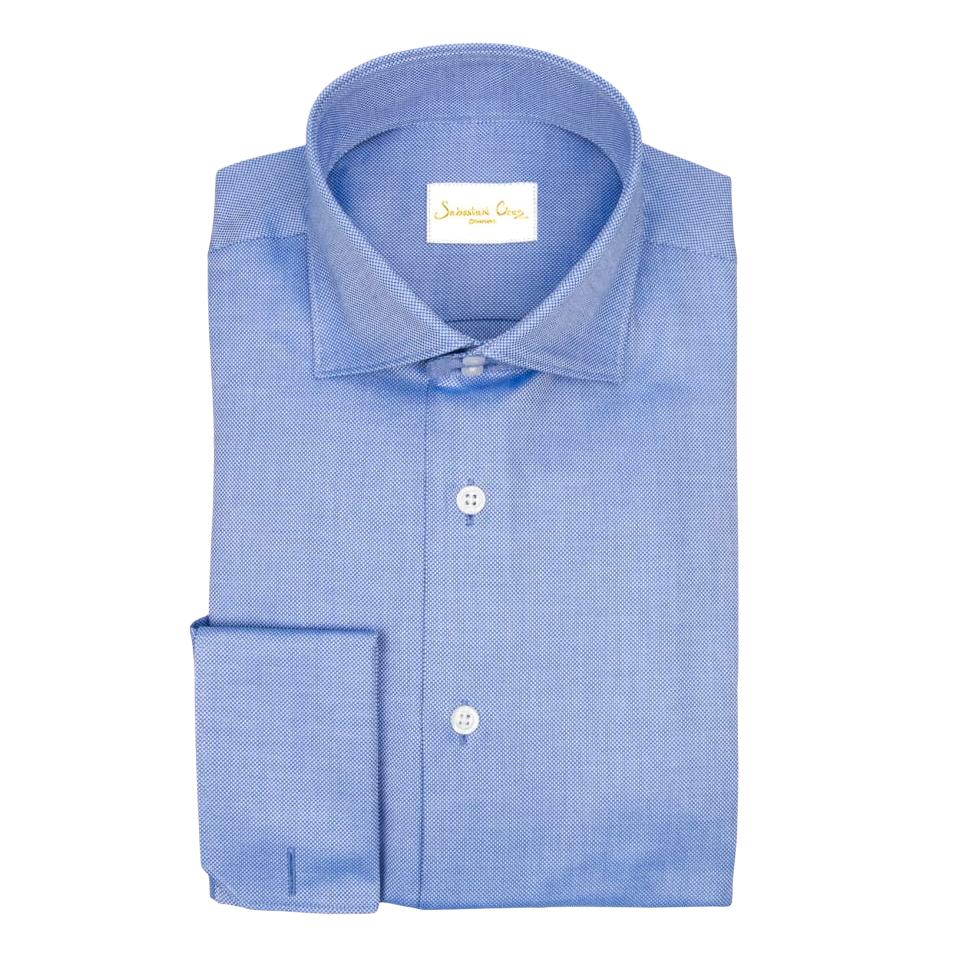 Cobalt Blu Weavetex Dress Shirt @ The Vault