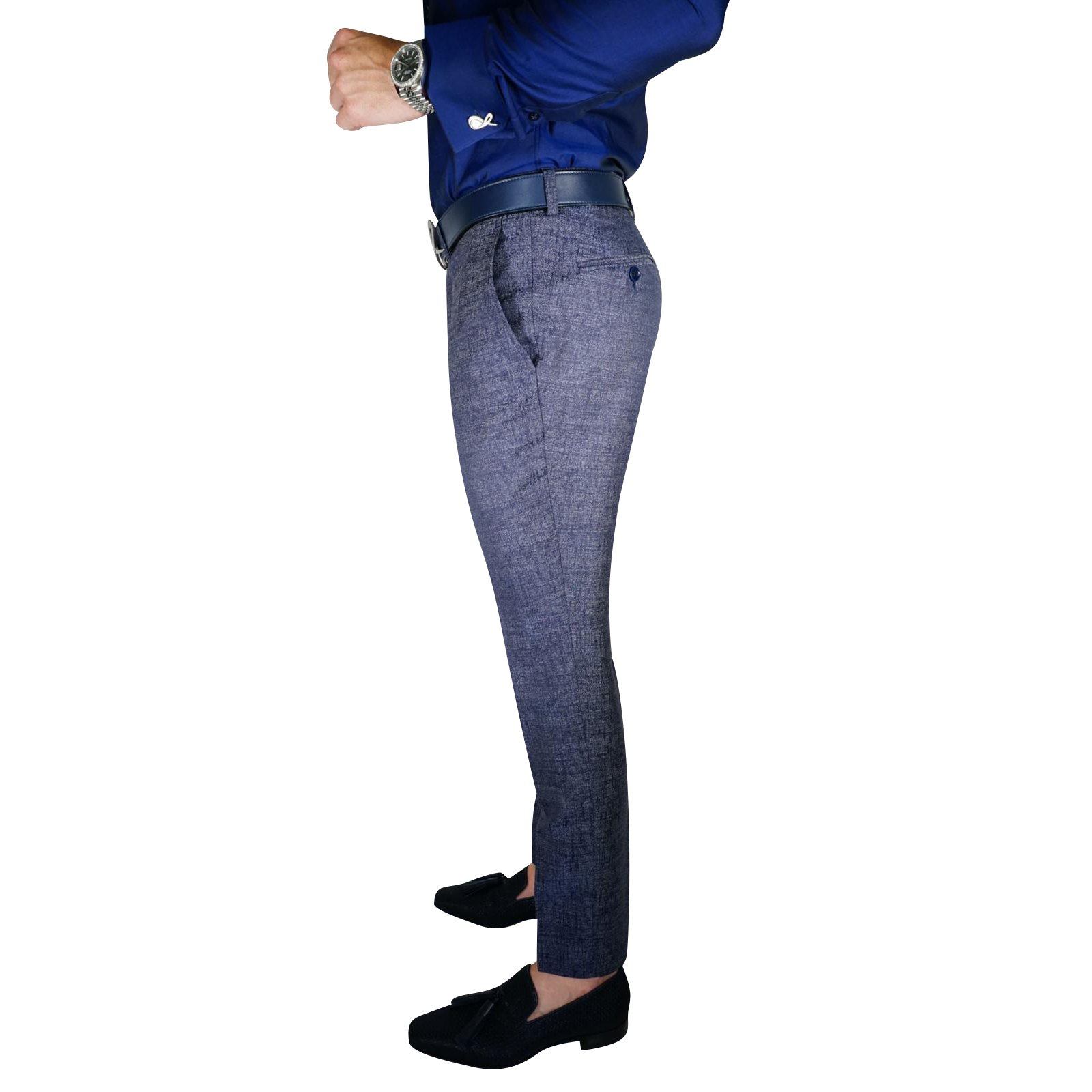 Midnight Denim Metalica Trousers @ The Vault