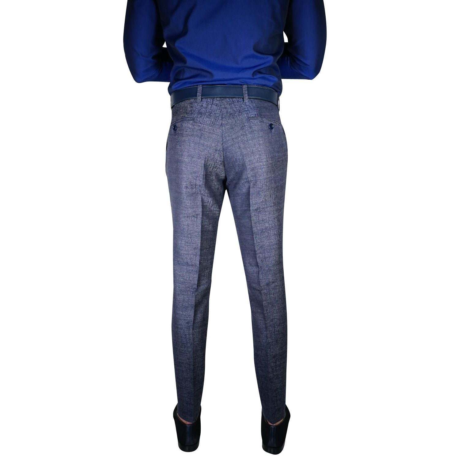 Midnight Denim Metalica Trousers @ The Vault