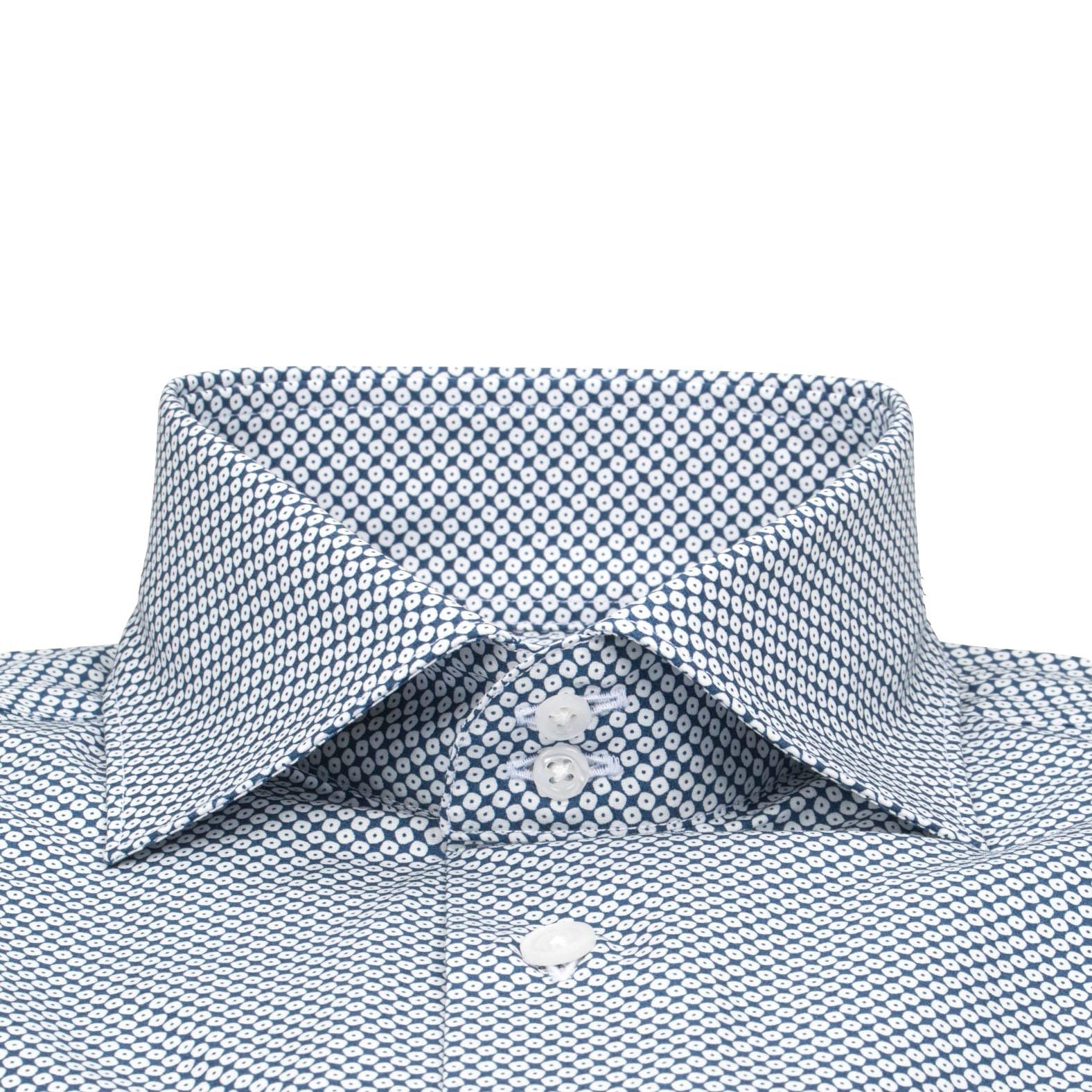 Navy Vector Dress Shirt