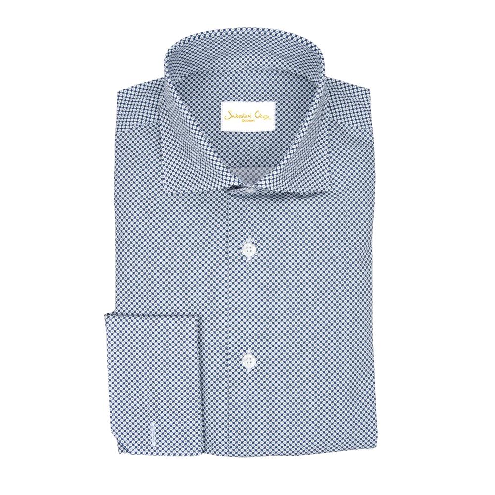 Navy Vector Dress Shirt