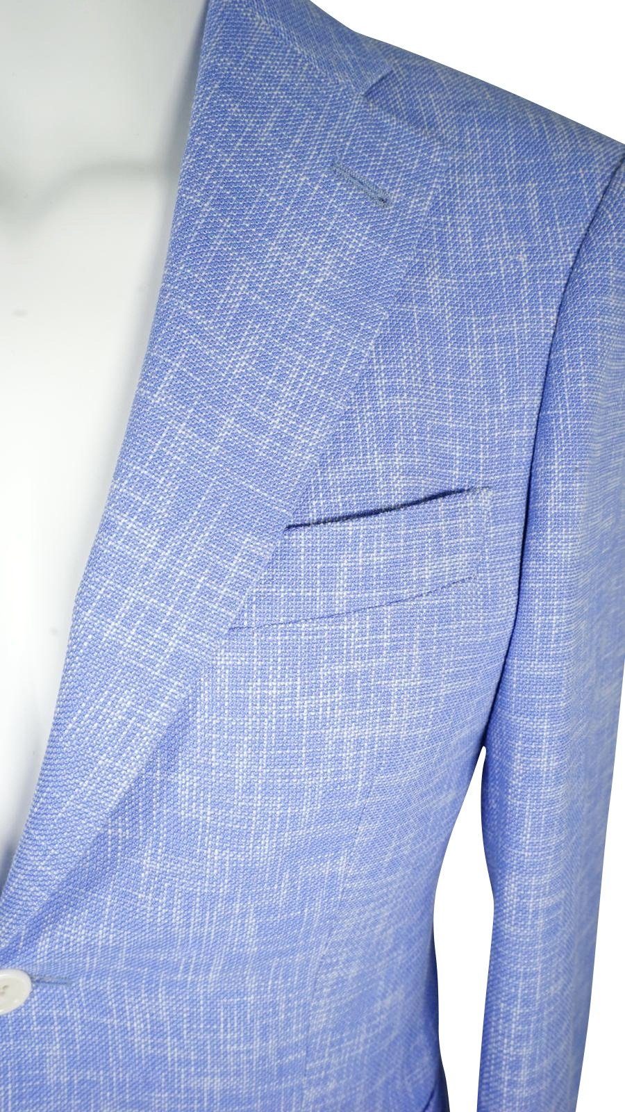 Lilac Blu Lino Tweed Jacket @ The Vault