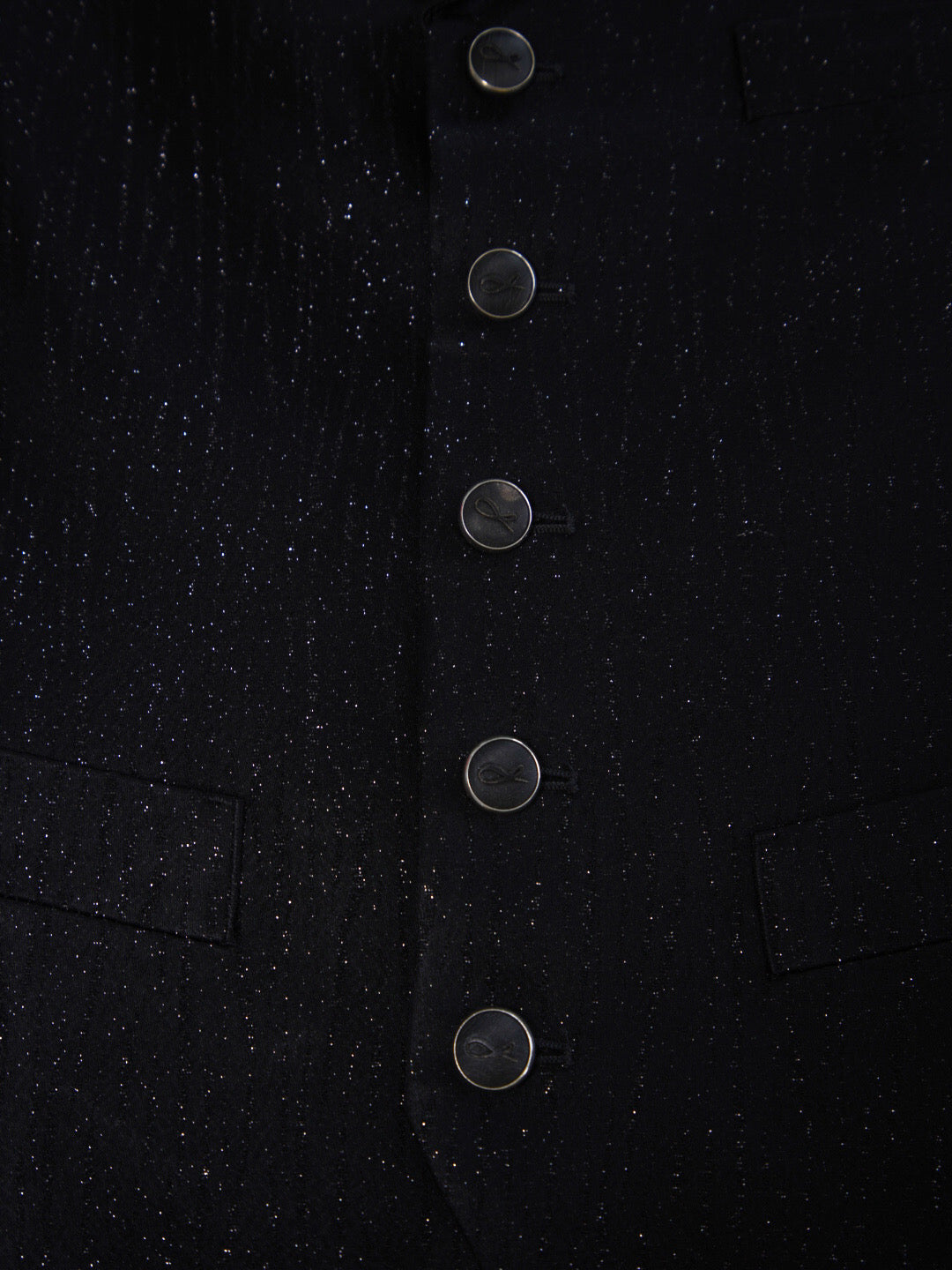 Black Graphite Pantera Ciottoli Waistcoat @ The Vault