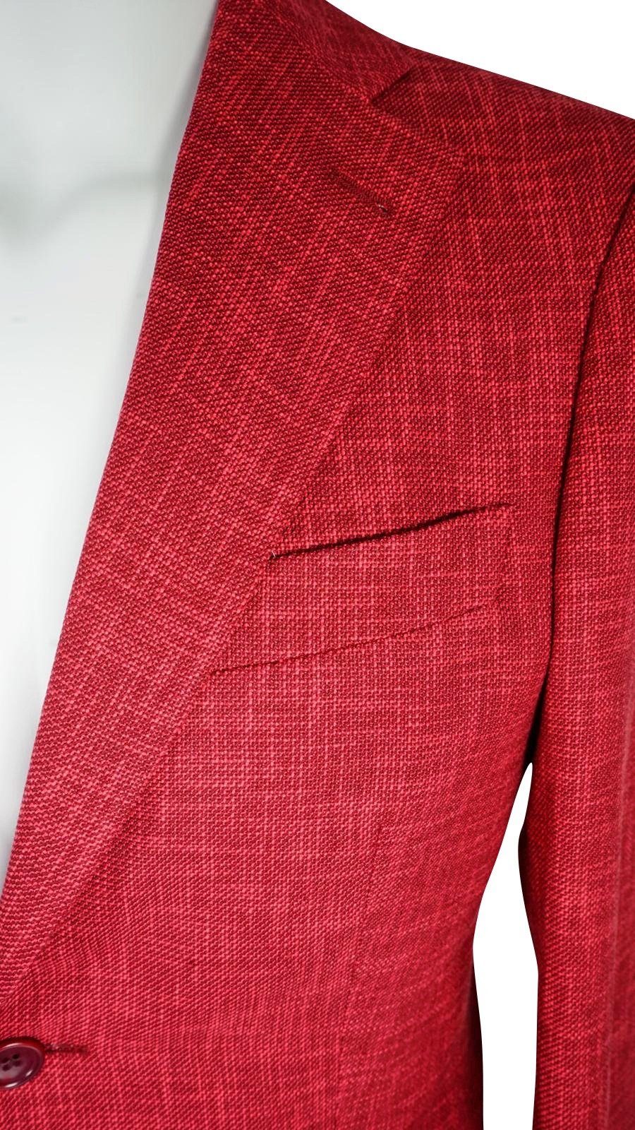Cranberry Cardinale Lino Tweed Jacket @ The Vault