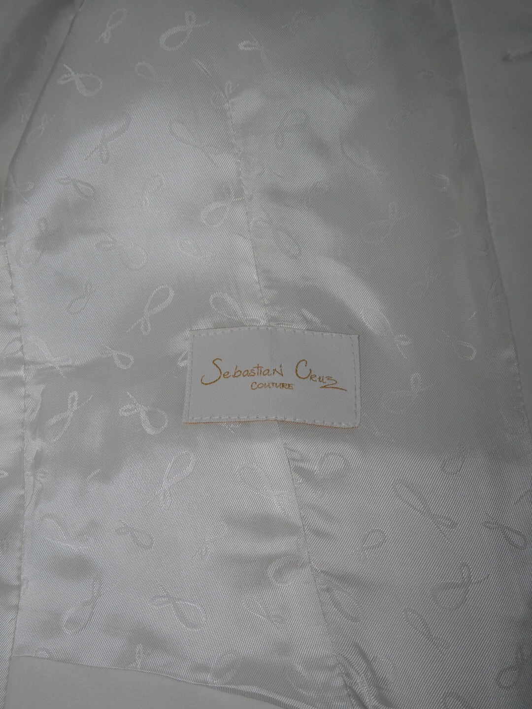 White Velvet Ciottoli Waistcoat