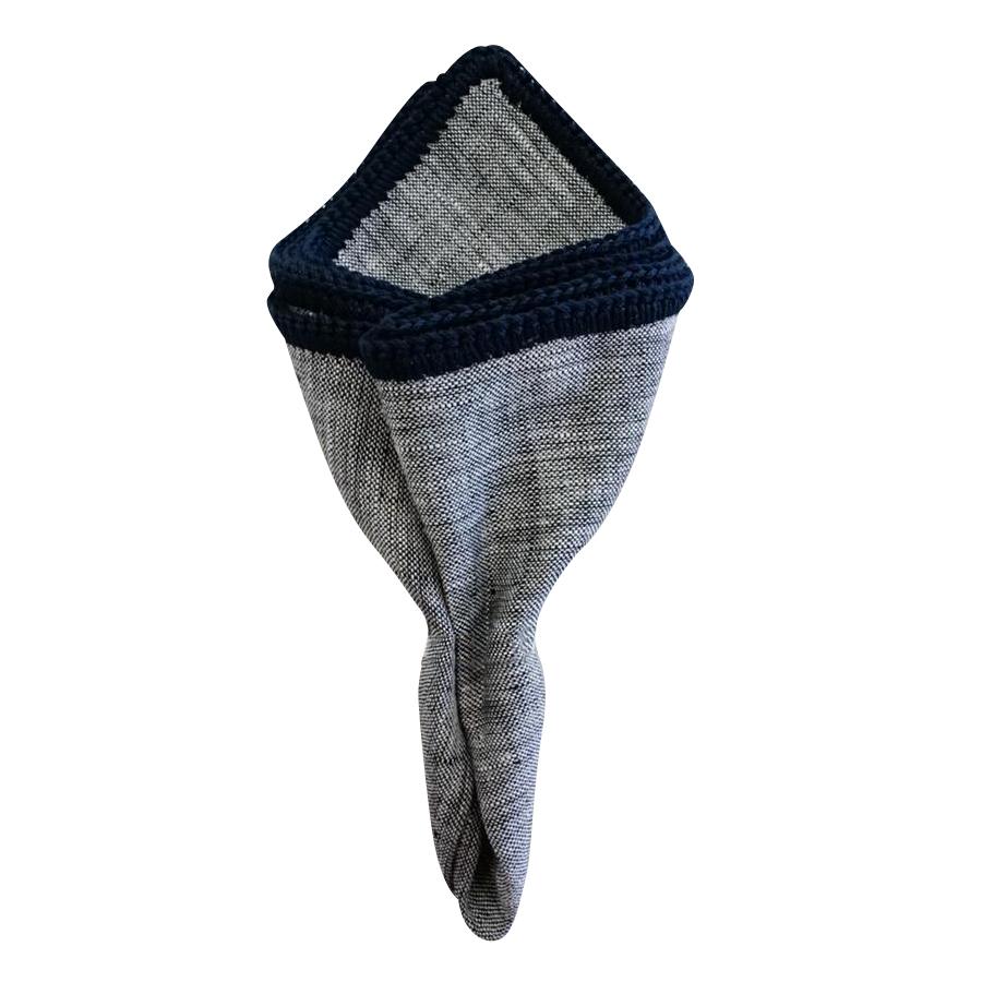 Gunmetal Grigio with Navy Blue Signature Borders