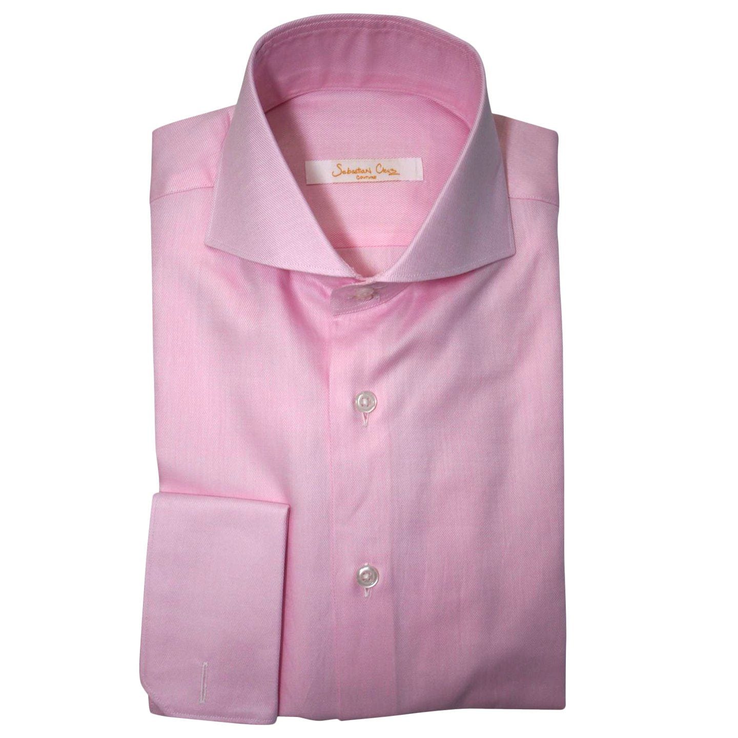 Pink Twill Dress Shirt