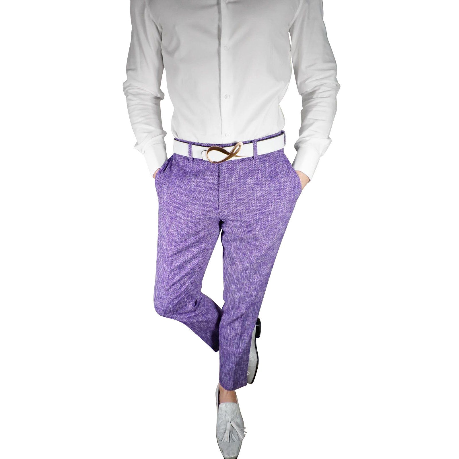 Iris Lino Tweed Trousers