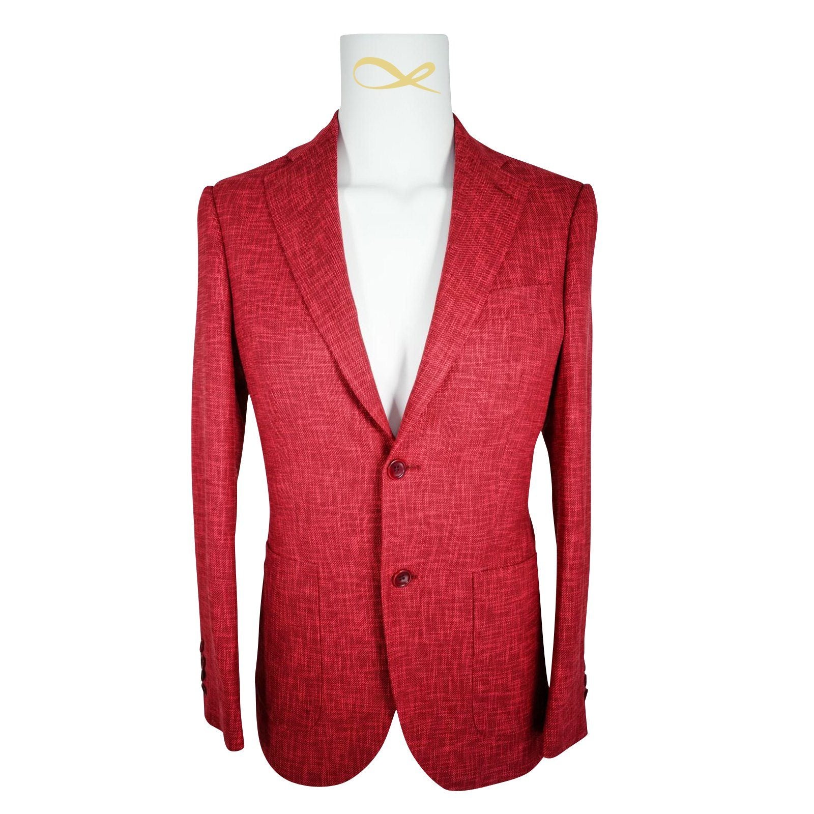 Cranberry Cardinale Lino Tweed Jacket @ The Vault