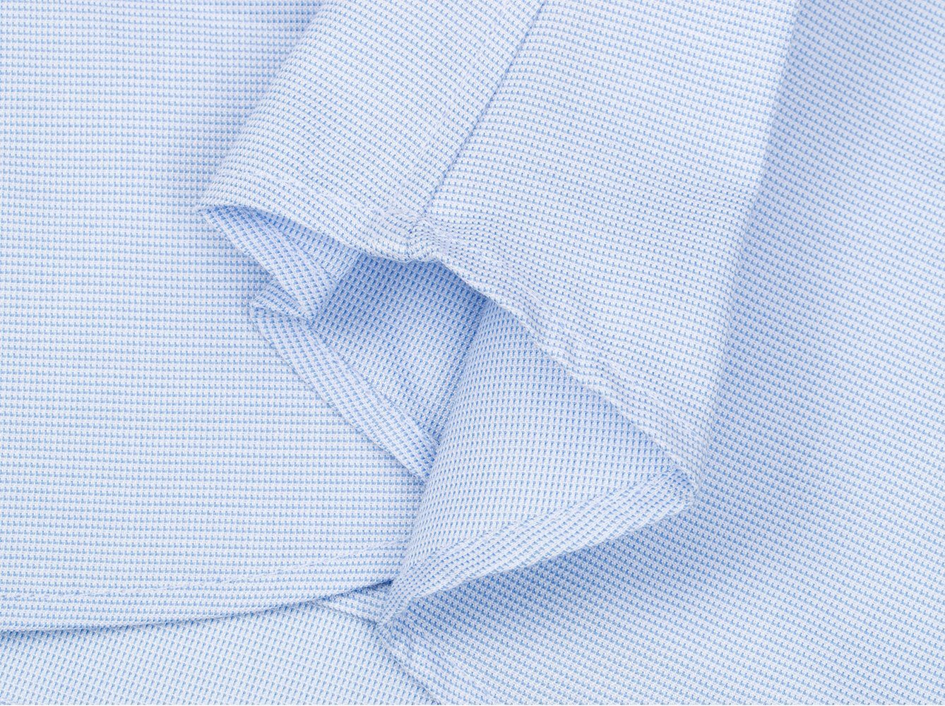 Powder Blu Weavetex Dress Shirt @ The vault