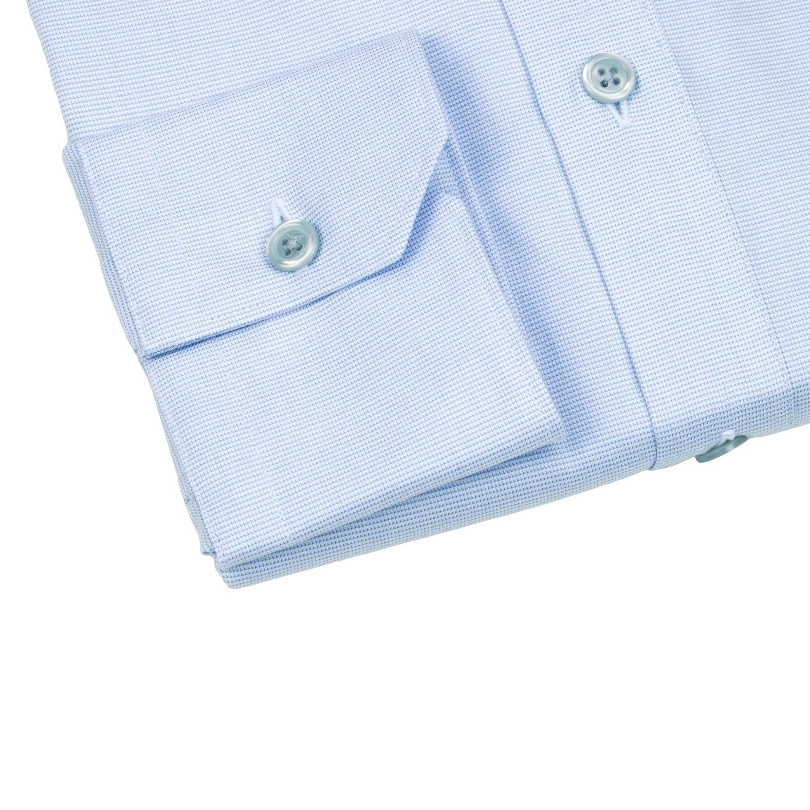 Powder Blu Weavetex Dress Shirt @ The vault