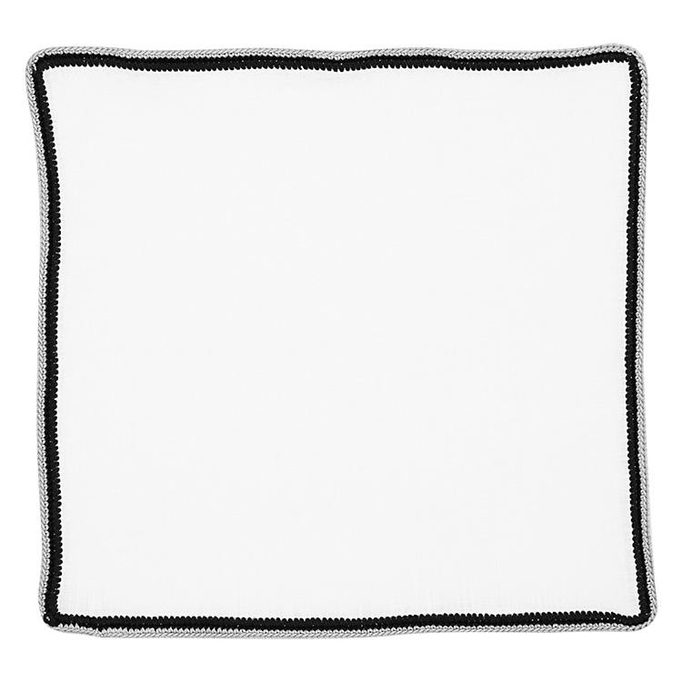 White Wall Street With Black And Grey Signature Border