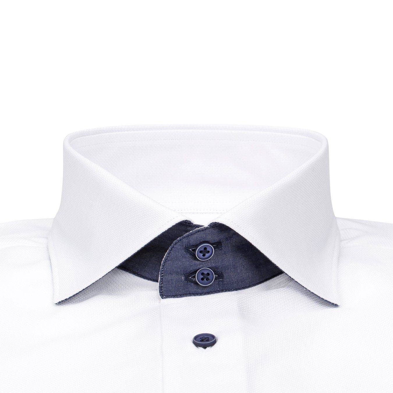 White Denim Weavetex Short Sleeve Shirt