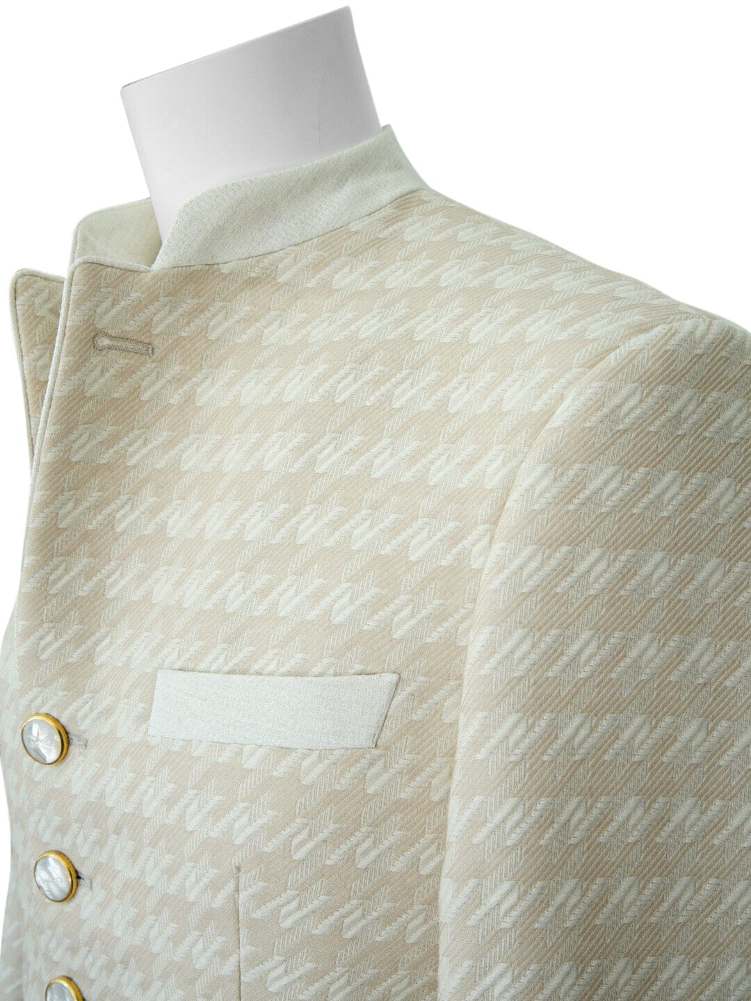 Cashew Crema Houndstooth Mandani Jacket