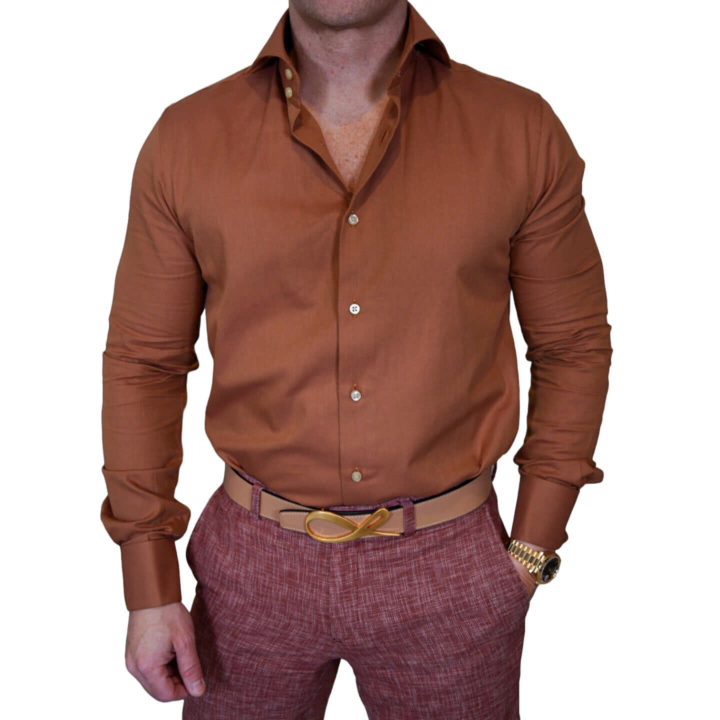 Brick Dress Shirt