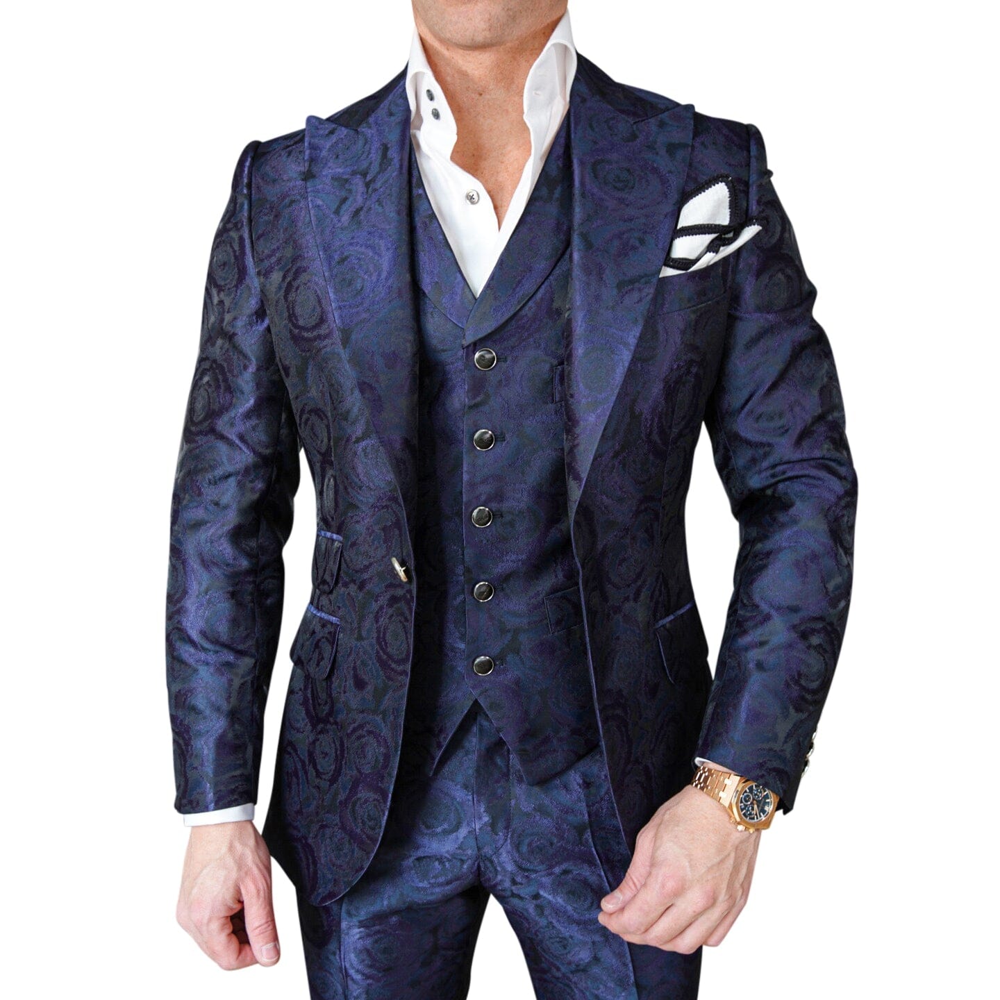Navy Blue Rosa Jacket @ The Vault