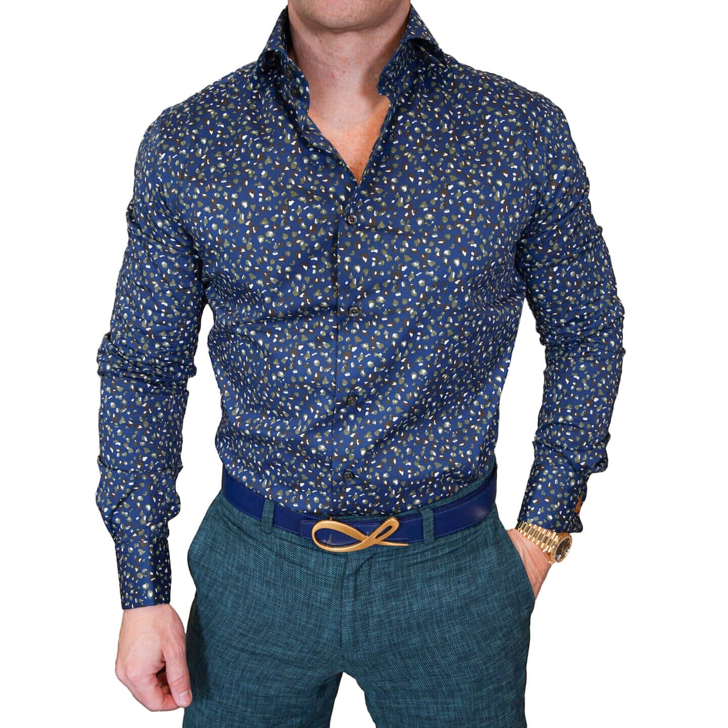 Deep Sea Pebble Dress Shirt