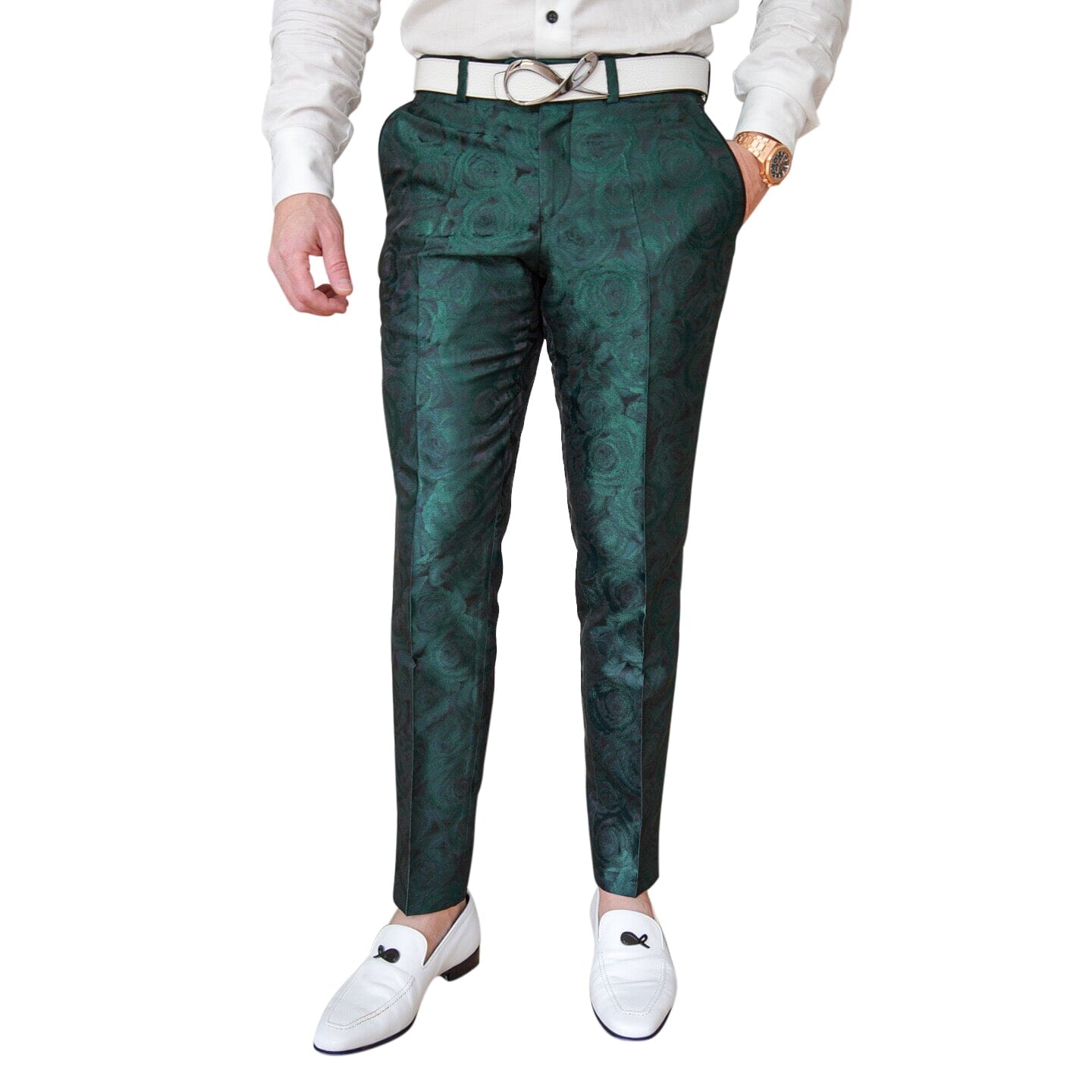 Emerald Rosa Tuxedo Trousers