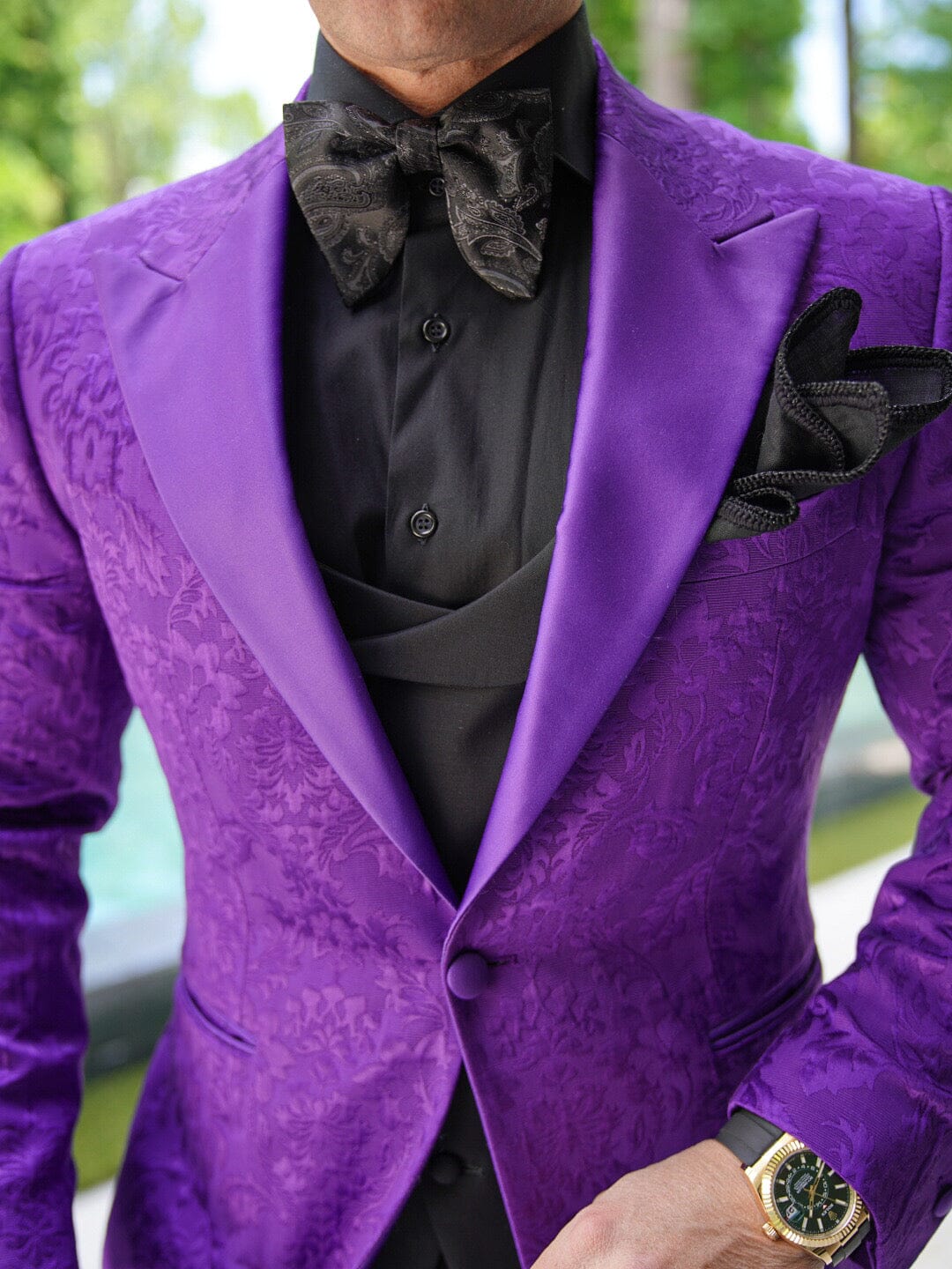 Midnight Plum Fiore Jacket