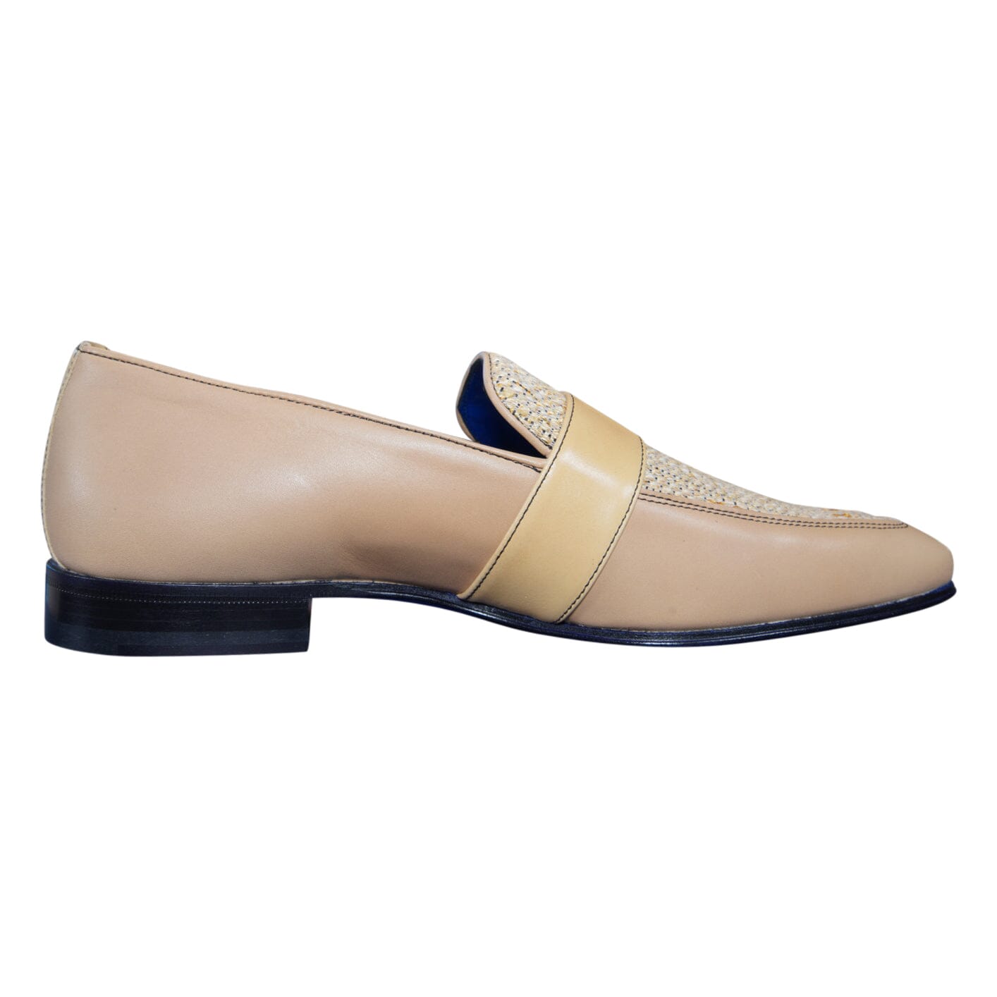 Tan Cestino Monk Silver Loafer