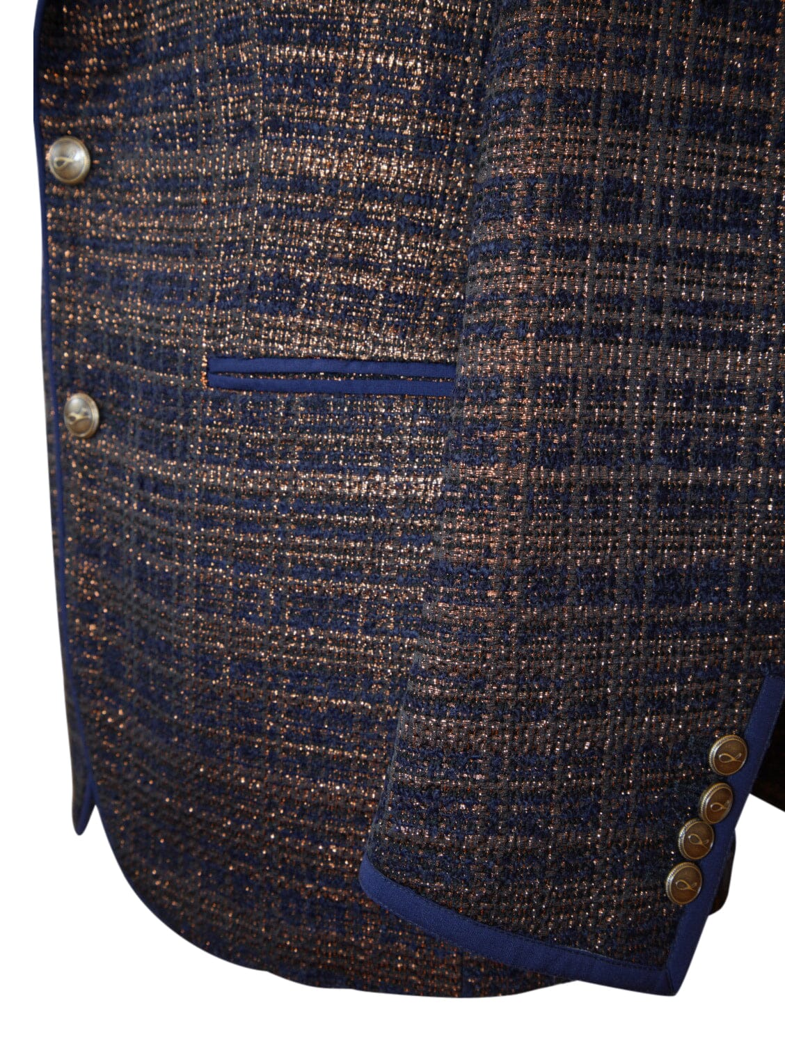 Midnight Bronze Boucle Jacket