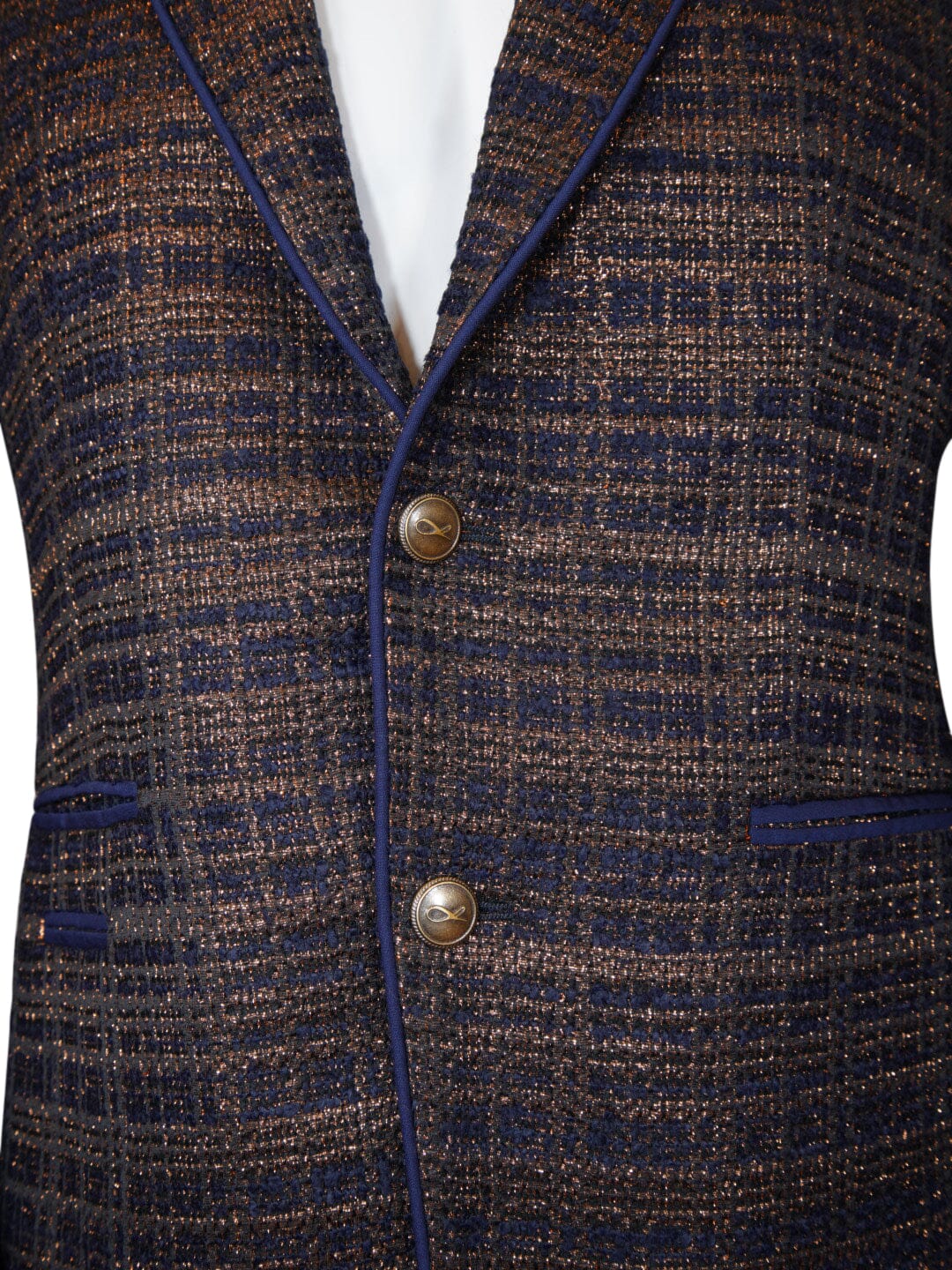 Midnight Bronze Boucle Jacket