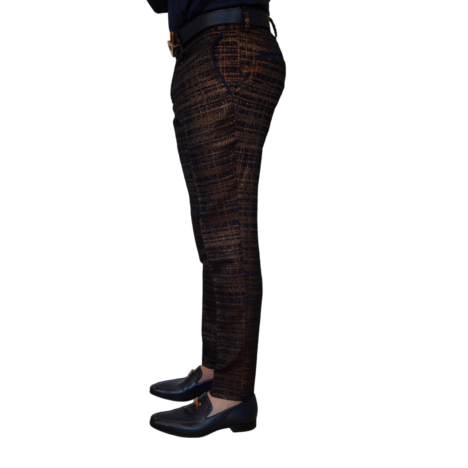 Midnight Bronze Boucle Trousers