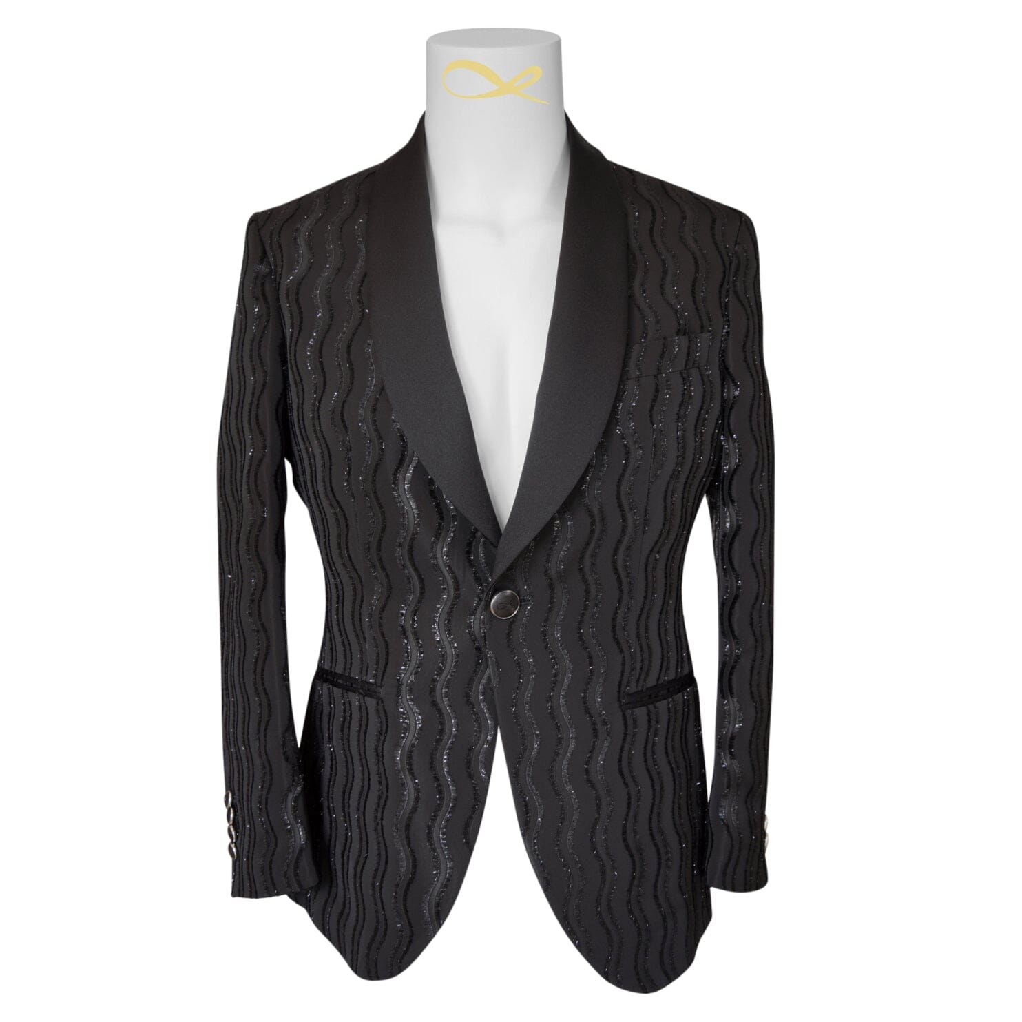 Rippled Inox Dinner Jacket