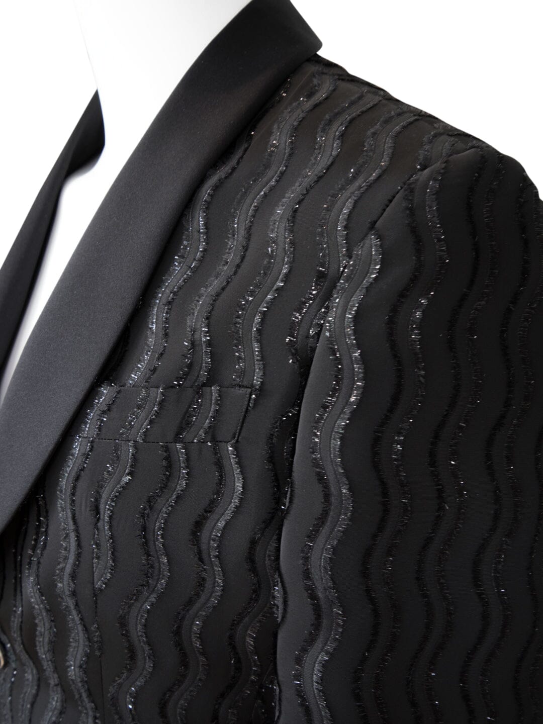 Rippled Inox Dinner Jacket