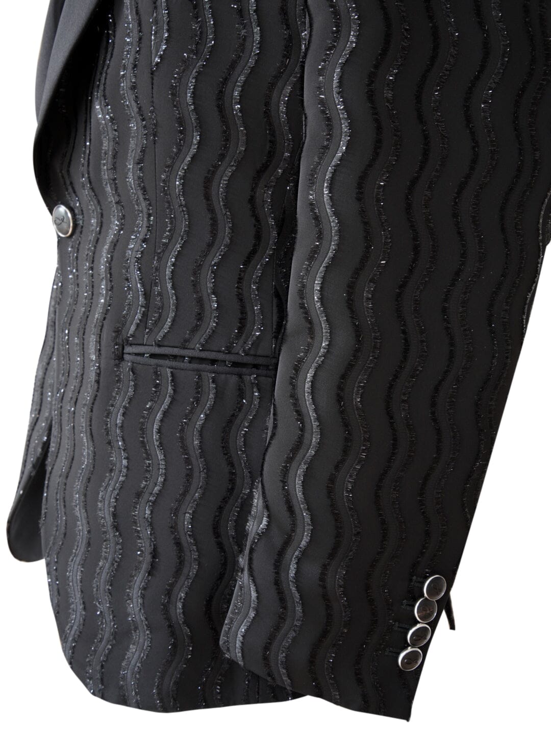 Rippled Inox Dinner Jacket