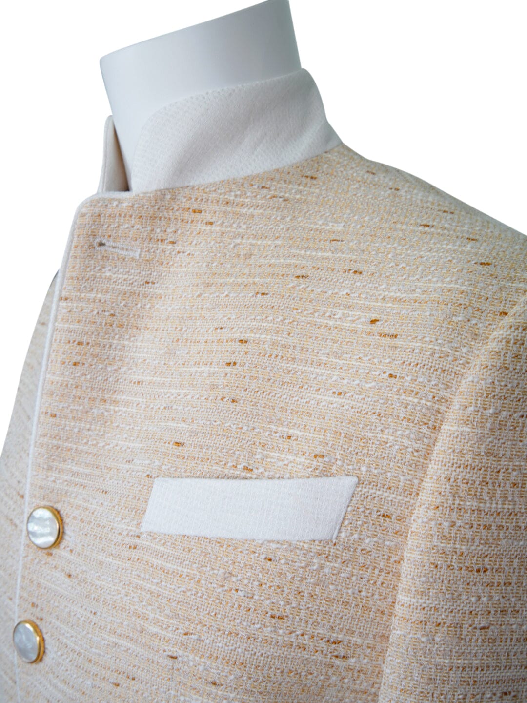 Golden Fieno Tweed Mandani Jacket