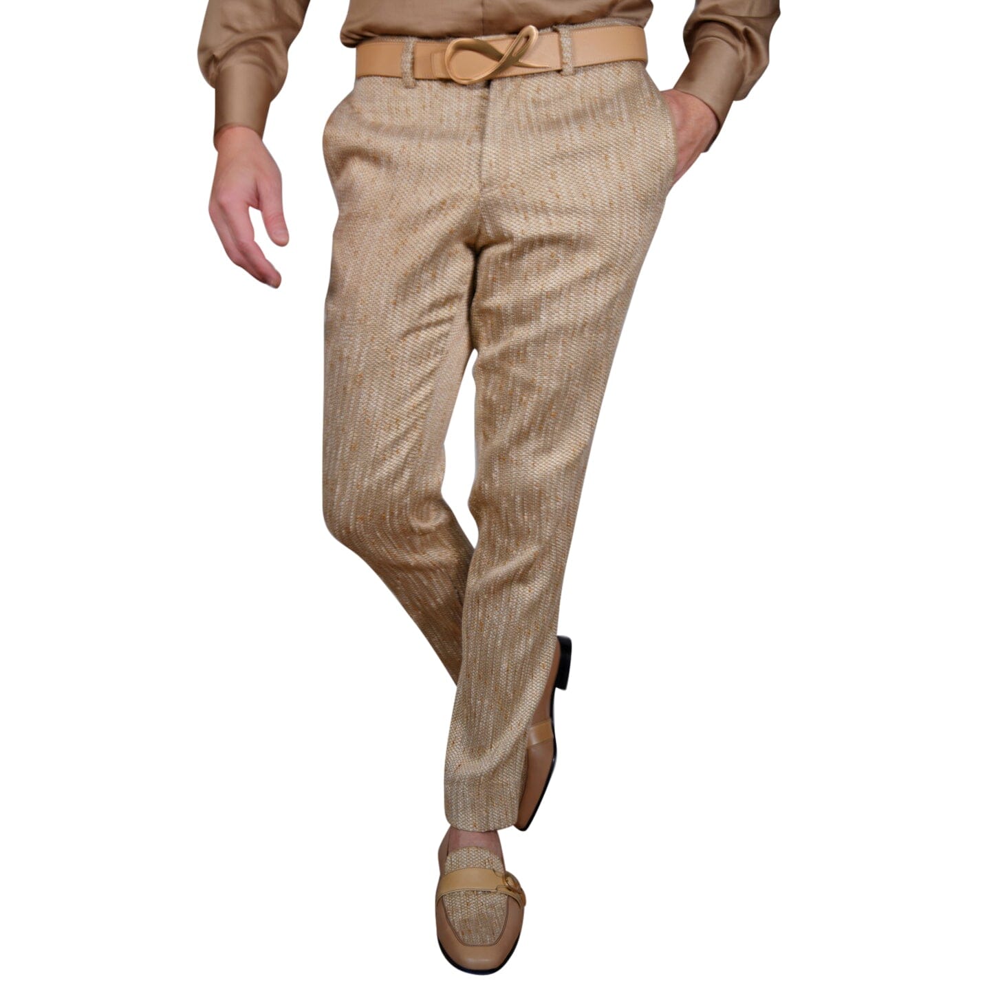 Tan Cestino Classic Trousers