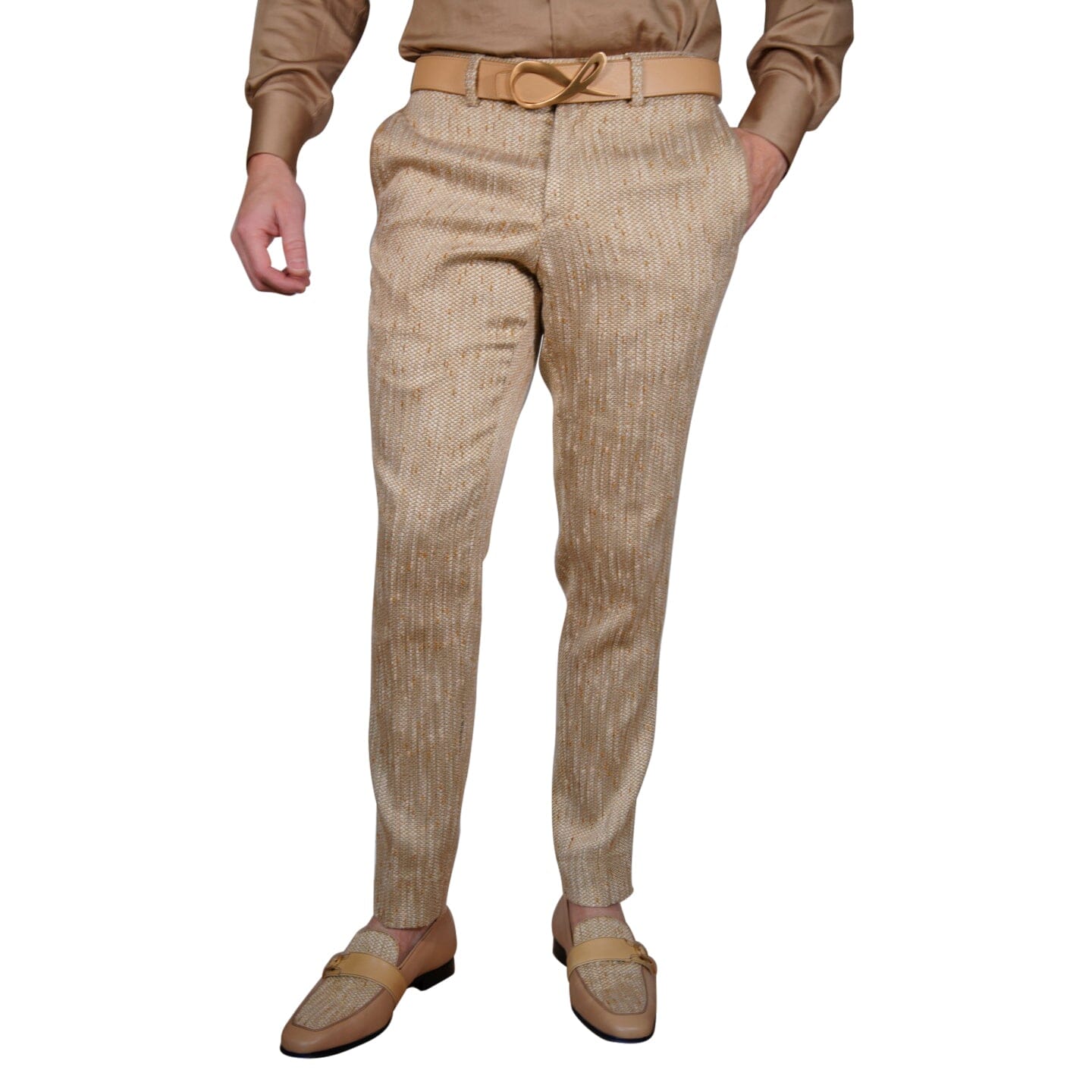 Tan Cestino Classic Trousers
