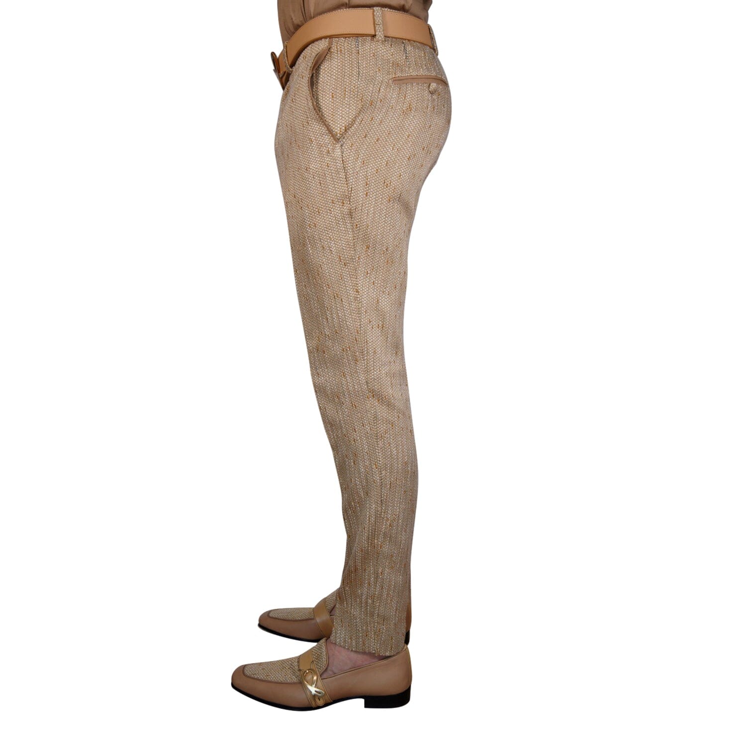 Tan Cestino Classic Trousers