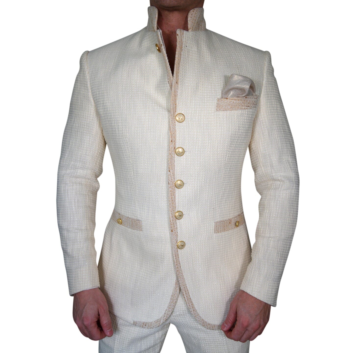 Elettro Waffle Tweed Mandani Jacket