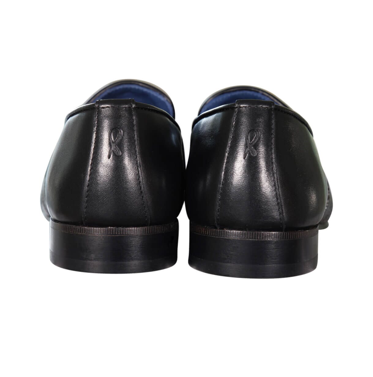 Black Oro Versailles With Silver Hardware Loafer