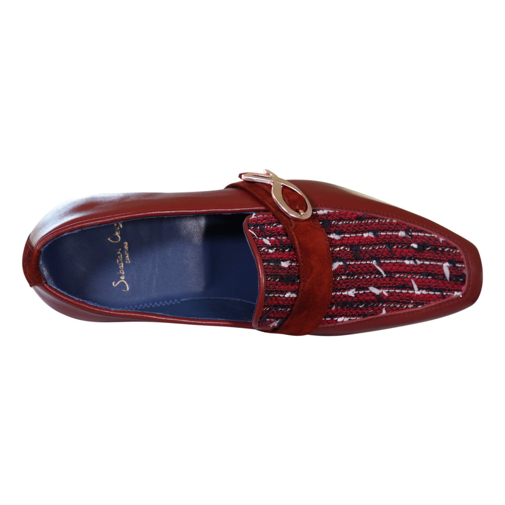 Ruby Boucle Rose Gold Monk Loafer