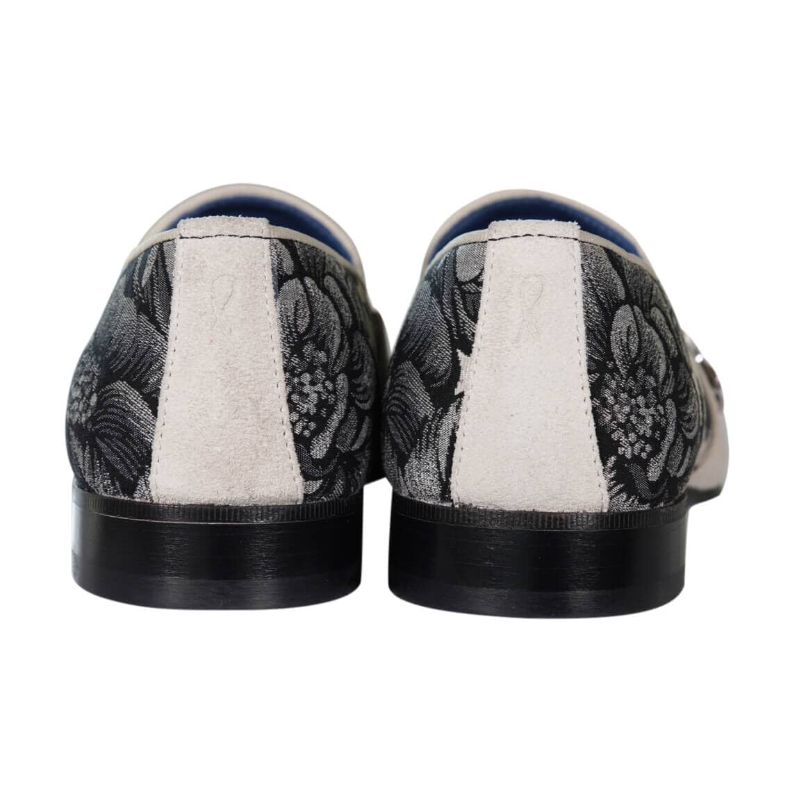 Bianco Rosa Silver Loafer
